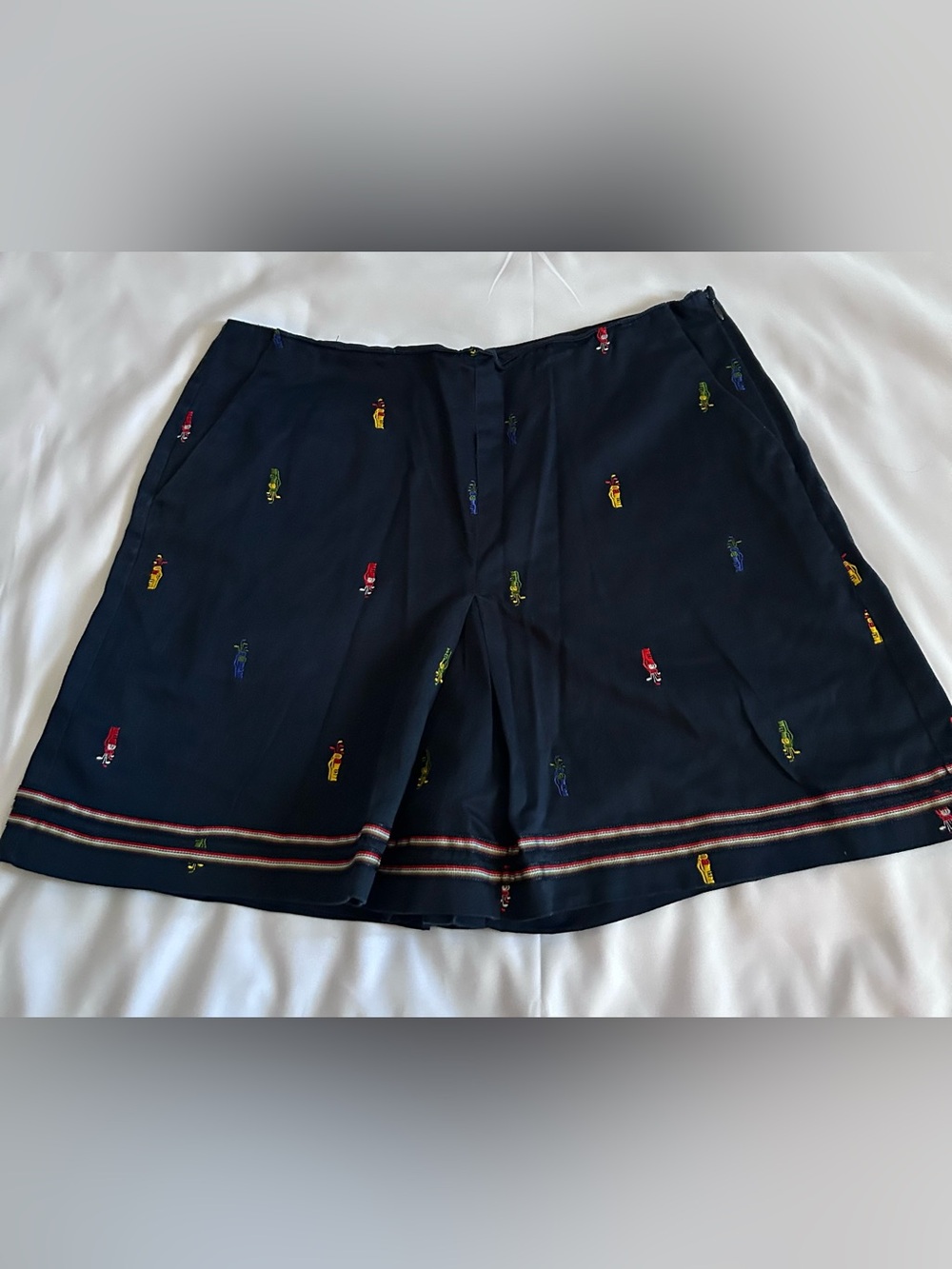 Vintage Liz Golf Embroidered Golf Skort Size 8. 1990s.